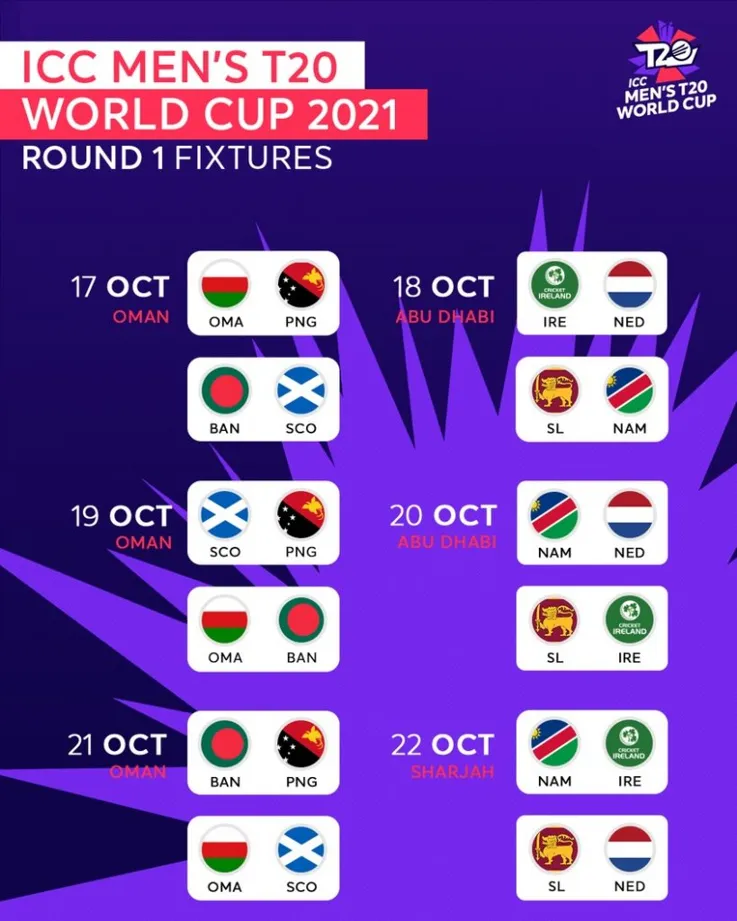 Vegas11 Presents Cricket ODI World Cup 2023 Schedule Time Table in India