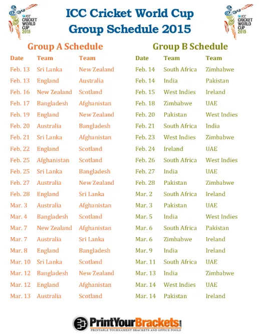 "Vegas11 Presents the Cricket World Cup 2023 Schedule Time Table PDF: Get Ready for the Exciting Tournament"