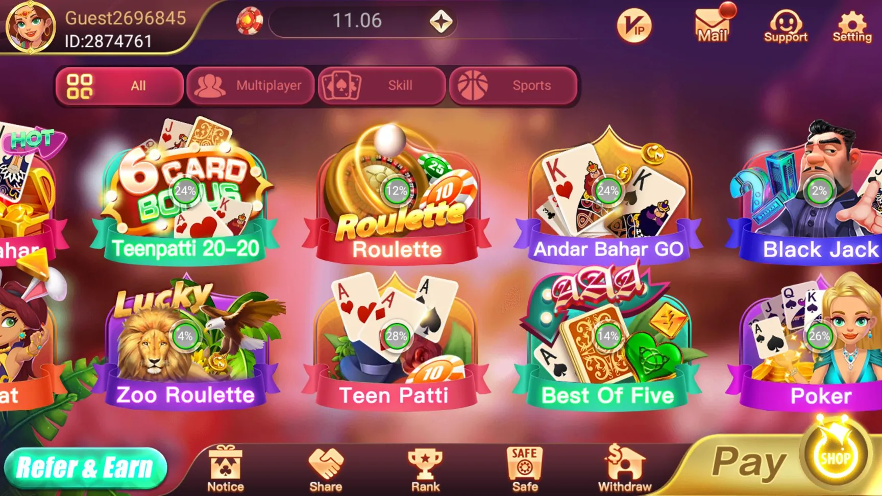 "Vegas11: Unleash Your Rummy Wealth with an Exciting 41% Bonus!"