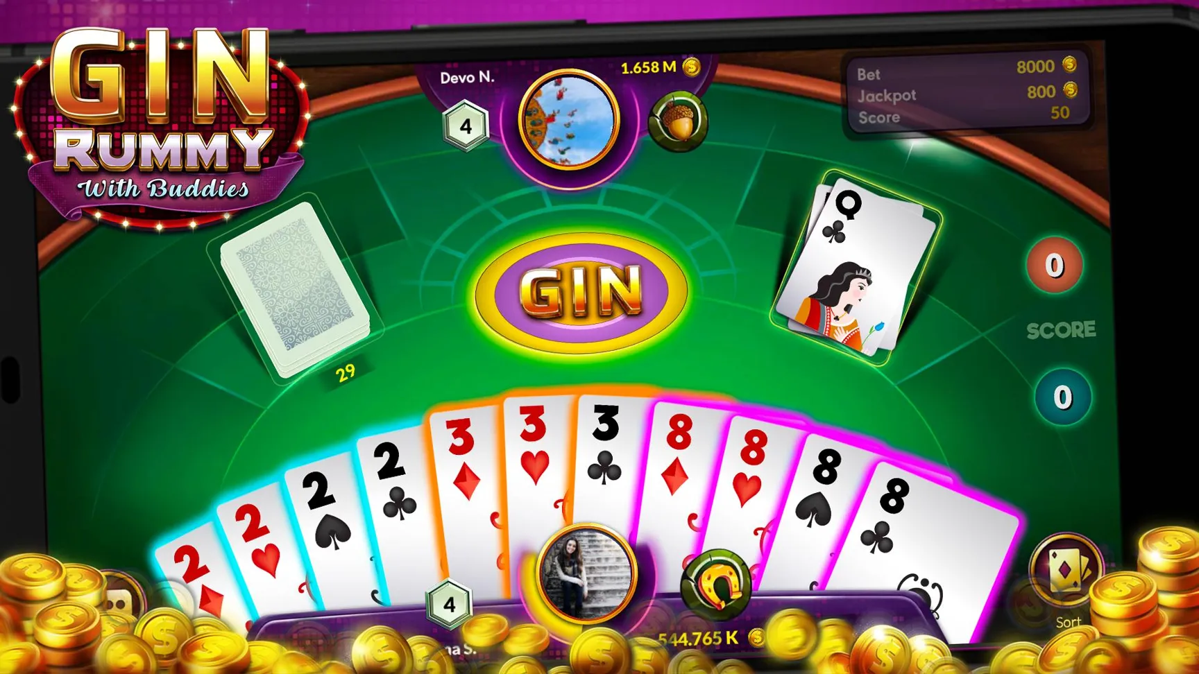 Explore the Exciting World of Gin Rummy Card Game for PC - Free Download | Vegas11