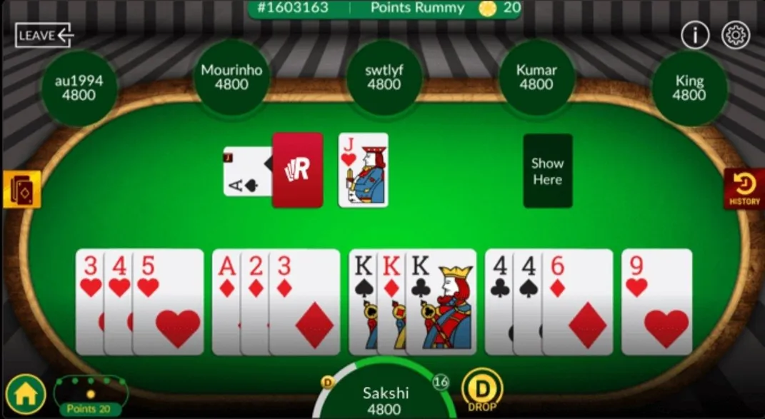 Vegas11: Experience the Thrill of the Rummy Card Game Online for 2 Players in India